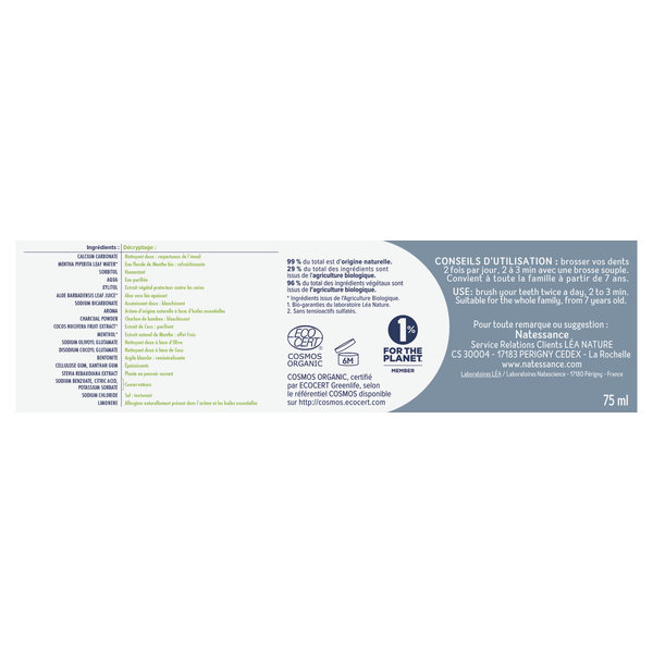 NB DENTIFRICE BLANCHEUR+ETUI COE 75ML – Image 2