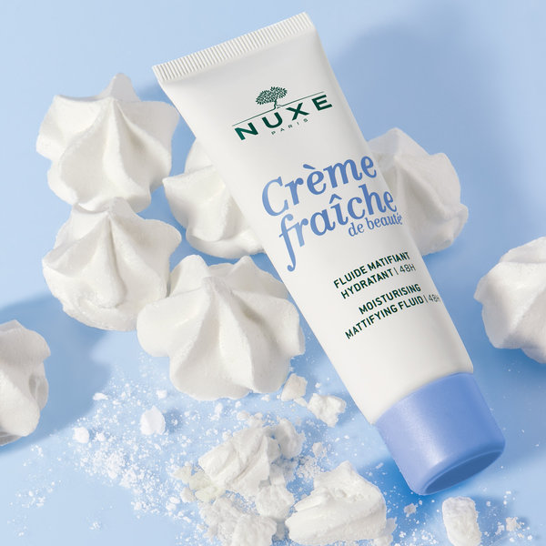 Fluide Matifiant Hydratant l 48h, Crème fraîche de beauté® 50ml – Image 3