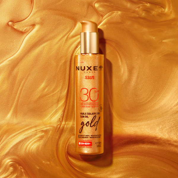 Huile solaire or haute protection SPF30 Nuxe Sun 150ml – Image 2