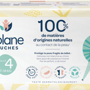 Couches Écologiques Biolane Taille 4 (7-18kg) - Paquet de 44 - Image 1