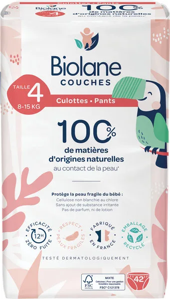 Couches culottes taille 4 x42