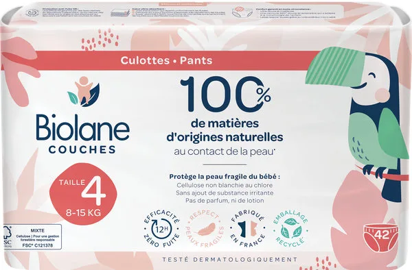 Couches culottes taille 4 x42