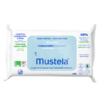 MUSTELA Lingettes nettoyantes à l'eau compostables sans parfum