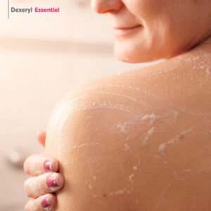DEXERYL ESSENTIEL crème de douche apaisante 200ml, peaux sèches, sans savon, sans parfum, dès la naissance. - Image 5