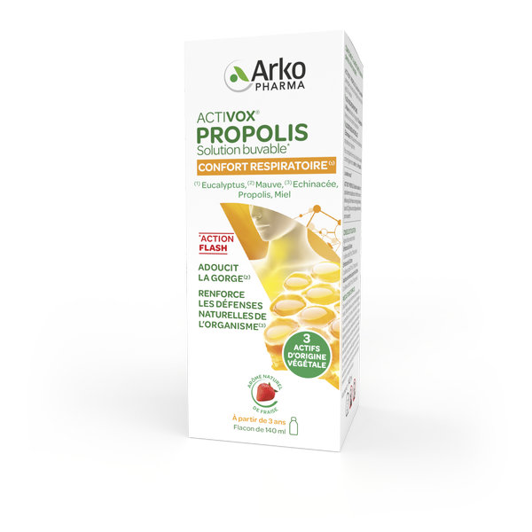 Arkopharma Activox Sirop Propolis Miel 140ml Apaise la Gorge – Image 2