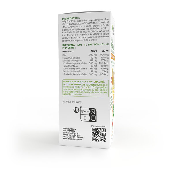 Arkopharma Activox Sirop Propolis Miel 140ml Apaise la Gorge – Image 4