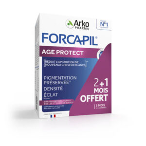 Arkopharma Forcapil Age Protect Cheveux Blancs & Ternes 90 comprimés - Image 1