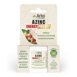 Arkopharma Azinc Energy Pocket Caféine & Vitamine C 60 mini-comprimés - Image 1