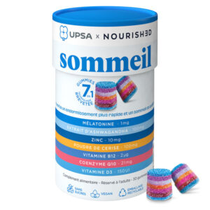 UPSA x NOURISHED - Gummies 7en1 Sommeil - Boîte de 30 gummies - Image 1