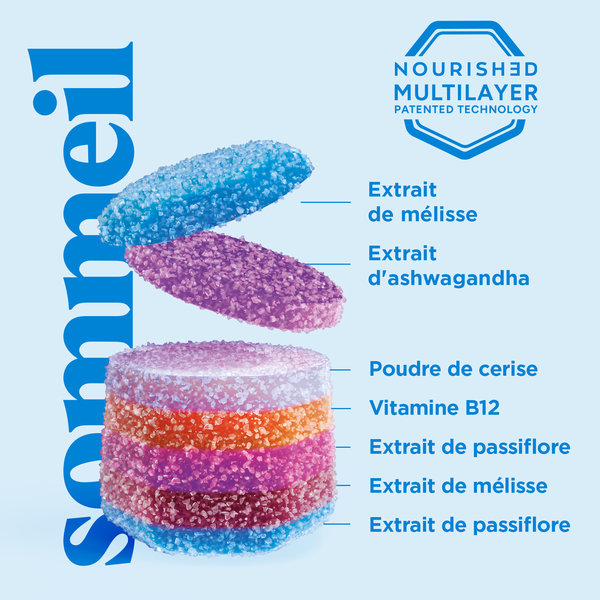 UPSA x NOURISHED - Gummies 7en1 Sommeil - Boîte de 30 gummies – Image 3