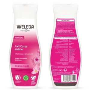 WELEDA - Lait Corps satiné Rose Musquée - 200 ml - Image 2