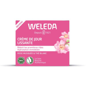 Weleda - Crème de Jour Lissante Rose Musquée et Thé blanc - 40ml - Image 1