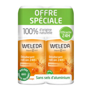 Weleda - Duo Déodorant roll-on 24H Argousier - 2x50 ml