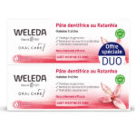 Weleda - Duo Pâte Dentifrice au Ratanhia - 2x75 ml