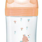 DODIE Biberon anti-colique Sensation+ VERRE - 270ml - BEIGE BICHE - 0-6 mois - tétine plate débit 2