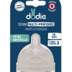 DODIE Tétine Biomimétisme - tétine et bague - 6+ mois - silicone débit 3 - rapide - unitaire