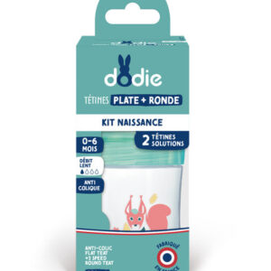 DODIE BIBERON ANTI-COLIQUE 150ML - 0-6 MOIS - TÉTINES PLATE & RONDE D1 - Image 2