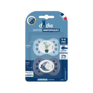 Dodie Sucette anatomique 0-6 m A30 jour nuit x2