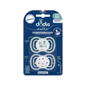 Dodie Sucette anatomique 0-6 m F1 extra fine jour nuit x2