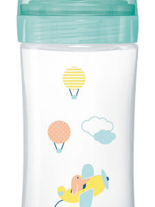 DODIE Biberon anti-colique Sensation+ - 330ml - AIR - +6 mois - tétine plate débit 3