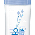DODIE Biberon anti-colique Sensation+ - 330ml - MER - +6 mois - tétine plate débit 3