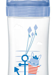 DODIE Biberon anti-colique Sensation+ - 330ml - MER - +6 mois - tétine plate débit 3 - Image 1