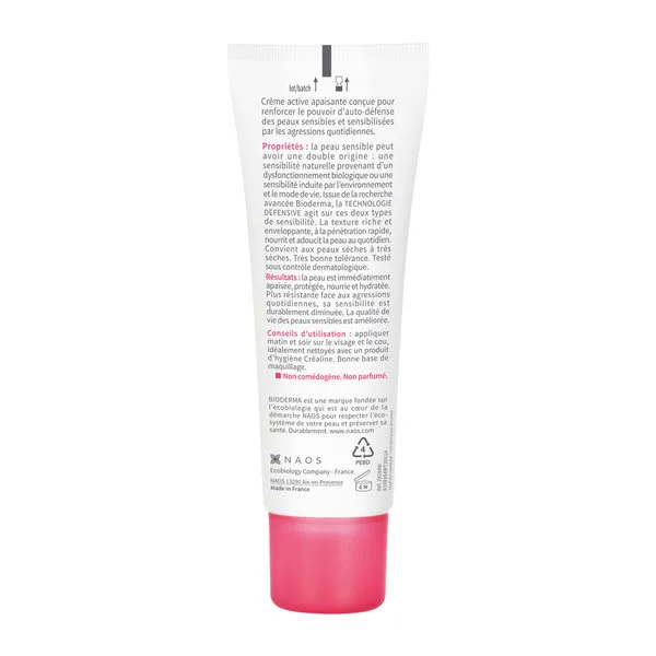 BIODERMA Créaline Défensive crème active apaisante riche pour peau sensible 40ml – Image 2