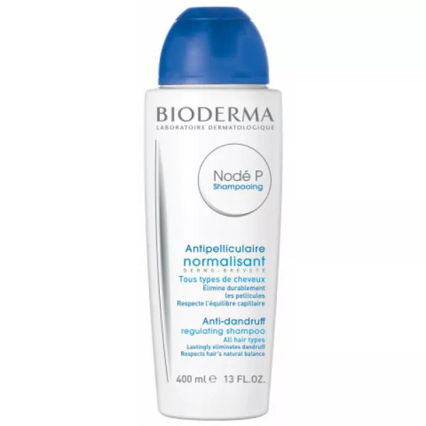 BIODERMA Nodé P Normalisant Shampooing anti pelliculaire tous types de cheveux 400ml