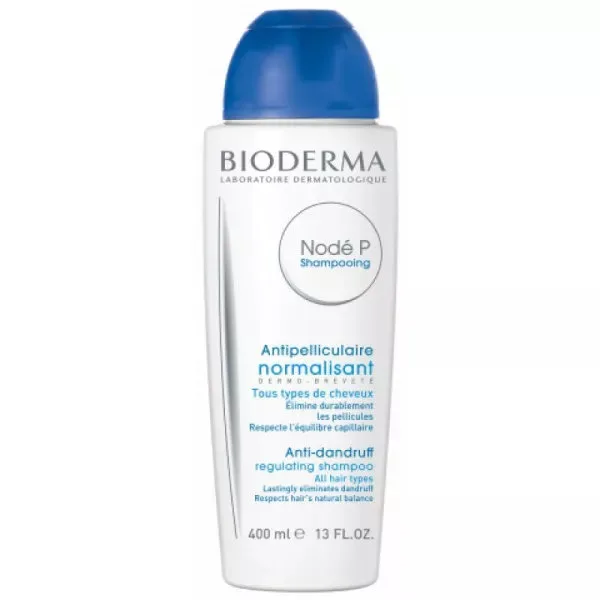 BIODERMA Nodé P Normalisant Shampooing anti pelliculaire tous types de cheveux 400ml