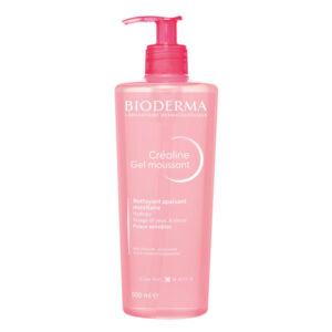BIODERMA Créaline Gel Moussant nettoyant visage doux apaise et hydrate 500ml - Image 1