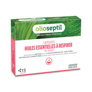 Olioseptil – CAPSULES HUILES ESSENTIELLES À RESPIRER