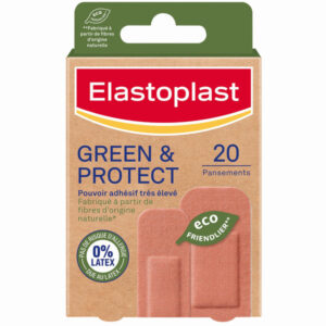 ELASTOPLAST GREEN & PROTECT TISSU - 20 pansements - 2 formats