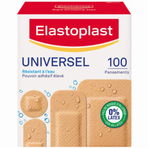 ELASTOPLAST UNIVERSEL PLASTIQUE - 100 pansements - 4 formats