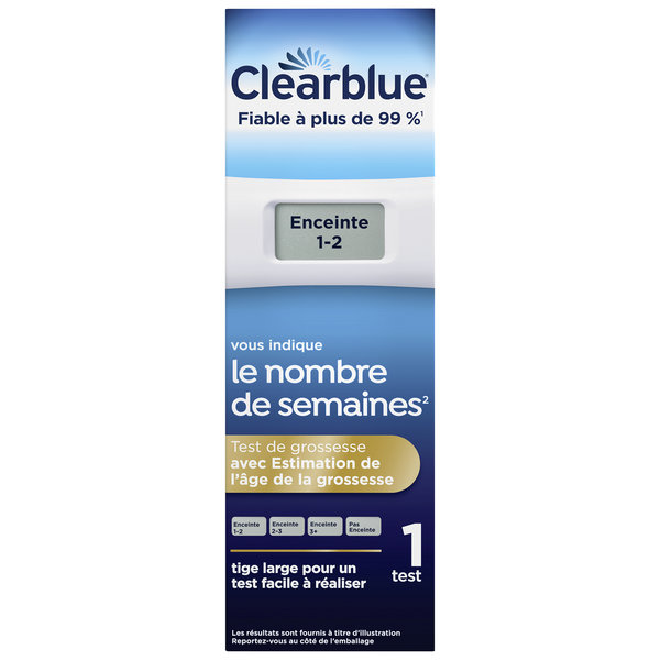 Clearblue Test de grossesse digital avec estimation de l'âge - 1 boîte – Image 2