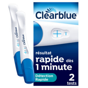 Test de grossesse Clearblue Détection Rapide, Kit avec 2 tests - Image 1