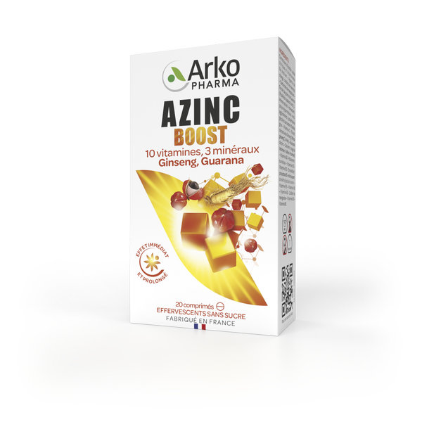 Arkopharma Azinc Energie Booster 20 comprimés effervescents – Image 2