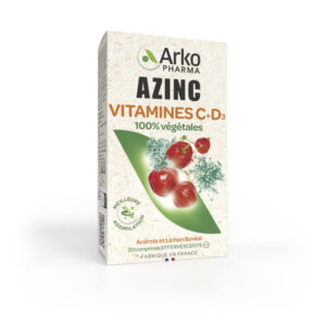 Arkopharma Azinc Végétal Vitamines C + D Acérola et Lichen Boréal 20 comprimés - Image 4
