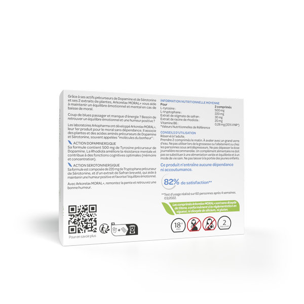Arkopharma Arkorelax Moral + 60 comprimés – Image 4