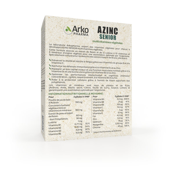Arkopharma Azinc Végétal Senior 60 gélules – Image 5