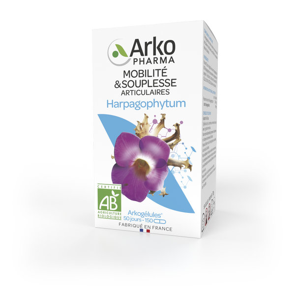 Arkopharma Arkogélules Mobilité et Souplesse Harpagophytum Bio 150 gélules – Image 2