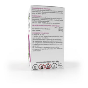 Arkopharma Arkogélules Peau Saine et Nette Bardane Bio 150 gélules - Image 4