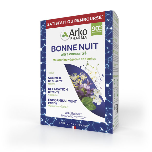 Arkopharma Arkofluides Bonne Nuit 20 Ampoules - Sommeil Naturel – Image 2