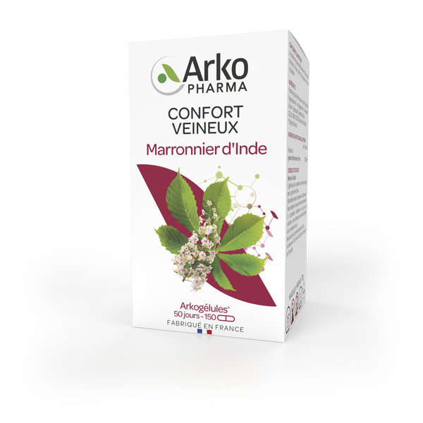 Arkopharma Arkogélules Confort Veineux Marronnier d'Inde Bio 150 gélules – Image 2