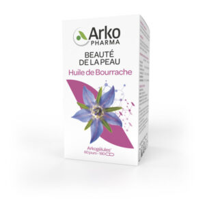 Arkopharma Arkogélules Beauté de la Peau Huile de Bourrache Bio 180 gélules - Image 2