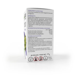 Arkopharma Arkogélules Confort Digestif Artichaut Bio 40 gélules - Image 4