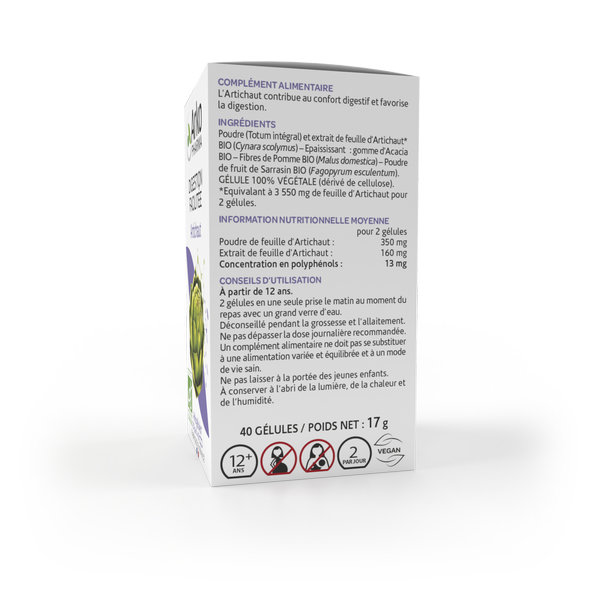 Arkopharma Arkogélules Confort Digestif Artichaut Bio 40 gélules – Image 4