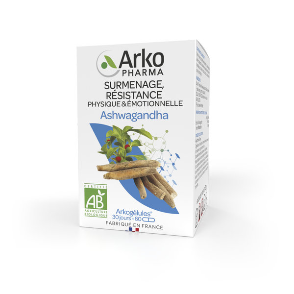 Arkopharma Arkogélules Ashwagandha Bio 60 gélules – Image 2