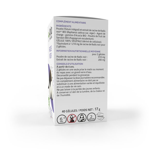 Arkopharma Arkogélules Troubles Digestifs Radis Noir Bio 40 gélules – Image 4