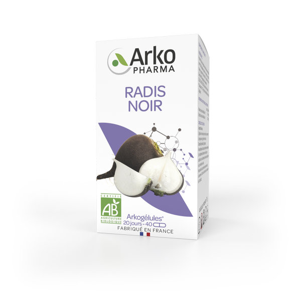 Arkopharma Arkogélules Troubles Digestifs Radis Noir Bio 40 gélules – Image 2