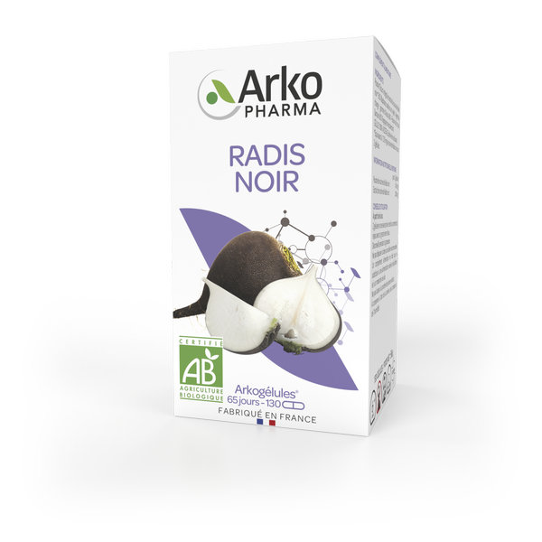 Arkopharma Arkogélules Troubles Digestifs Radis Noir Bio 130 gélules – Image 2